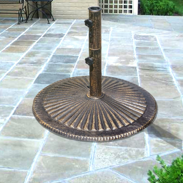 Catalina Market Umbrella Cast Iron Base - 50 lbs